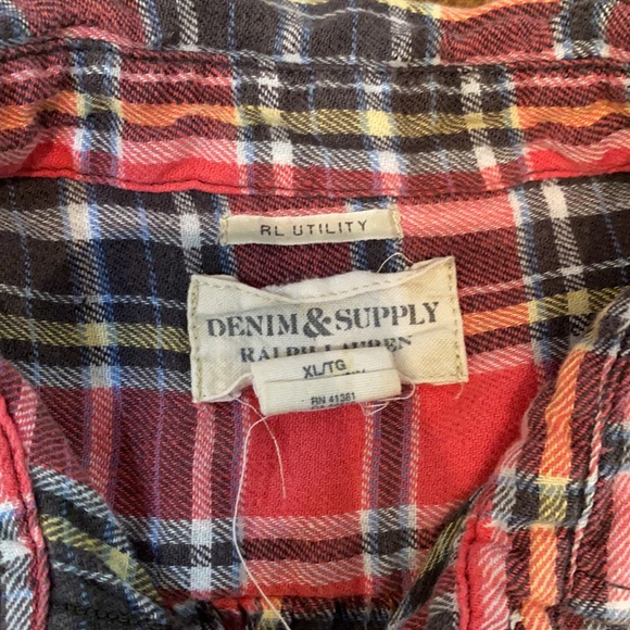 Ralph Lauren plaid flannel shirt size XL - Picture 3 of 4